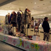 Fashion display at Laforet in Tokyo. Photo by alphacityguides.