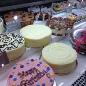 Cake counter at Selfridges & Co. in London. Photo by alphacityguides.