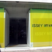 Store front at Issey Miyake in Paris. Photo by alphacityguides.