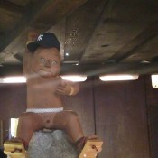 Statue inside R by 45rpm in New York. Photo by alphacityguides.