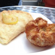 Lemon pastry & DKA (Kouign Amann) at Dominique Ansel Bakery New York. Photo by alphacityguides.