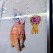 T-shirt gallery at Harvey Nichols in London. Photo by alphacityguides.