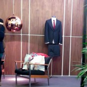 Men's fashion display at Peter Werth in London. Photo by alphacityguides.