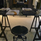 Tee display at Arty Dandy in Paris. Photo by alphacityguides.  