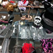 Japanese fashion accessories at gothic Shop H. Naoto in Tokyo. Photo by alphacityguides.