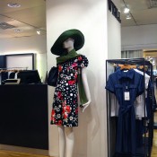 Fashion display inside Printemps in Paris. Photo by alphacityguides.
