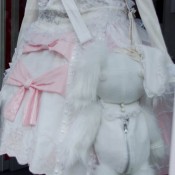 Lolita Japanese fashion at gothic Shop H. Naoto in Tokyo. Photo by alphacityguides.