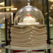Dessert display at Isetan