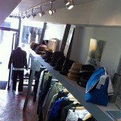 Fashion display at MWShift in Paris. Photo by alphacityguides.