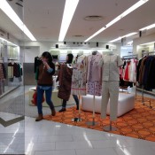 Fashion display at Harvey Nichols in London. Photo by alphacityguides.