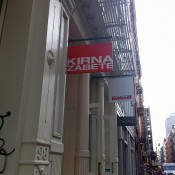 Store front at Kirna Zabete in New York. Photo by alphacityguides.