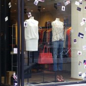 Window display at ba & sh in Paris. Photo by alphacityguides