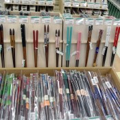 Chop sticks at Tokyu Hands.