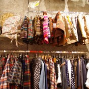 Winter knit shorts at Spinns Harajuku in Tokyo.