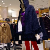 Fashion display inside Isetan. 