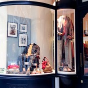 Window display at Officina Slowear in London. Photo by alphacityguides.
