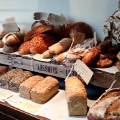Homemade breads at Gail's in London. Photo by alphacityguides.