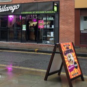 Outside Chilango Burrito in London. Photo by alphacityguides. 