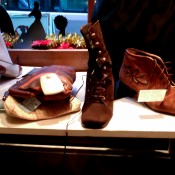Vintage boots at Hunky Dory Vintage in London. Photo by alphacityguides.