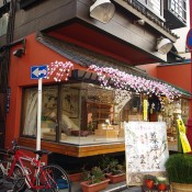 Restaurant in Nakamise Market in Tokyo. Photo by alphacityguides.