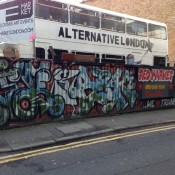 London street graffiti. Photo by alphacityguides.