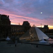 Courtyard at the louvre. 