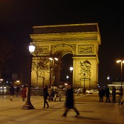 Arc de Triomphe in Paris. Photo by alphacityguides.