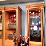 Luxury luggage at Fortnum and Mason in London. Photo by alphacityguides.