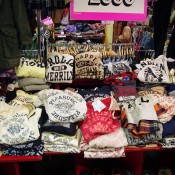 Vintage American inspired sweaters at Wego Harajuku in Tokyo.