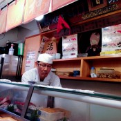 Inside Daiwa Sushi in Tokyo. Photo by alphacityguides.
