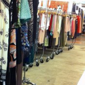 Fashion inside Second Time Around in New York. Photo by alphacityguides.