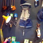 Fashion display at Soeur in Paris. Photo by alphacityguides.