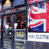 Store front at the Quality Mending Company in New York. Photo by alphacityguides.