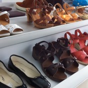 Shoes at A.P.C. store in Paris. Photo by alphacityguides.