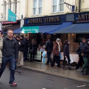 Portobello Market in London. Photo by alphacityguides.