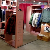 Fashion merchandising display at Opening Ceremony in Tokyo. Photo by alphacityguides.