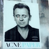 Poster at Acne Studio in New York. Photo by alphacityguides. 