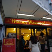 Store front at Vivienne Westwood Closet Child in Tokyo. Photo by alphacityguides.