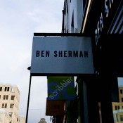 Store front at Ben Sherman in London. Photo by alphacityguides.