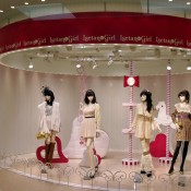 Isetan Girl carousel display at Isetan. 