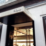 Store front at Kilgour on Savile Row in London. Photo by alphacityguides.