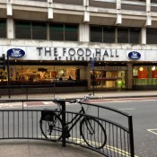 Food hall inside Selfridges & Co. in London. Photo by alphacityguides.