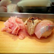 Sushi at Daiwa Sushi in Tokyo. Photo by alphacityguides.