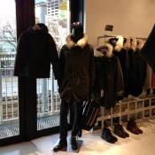 Mens outerwear at Lumine Man in Tokyo. Photo by alphacityguides.