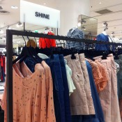 Fashion display inside Printemps in Paris. Photo by alphacityguides.