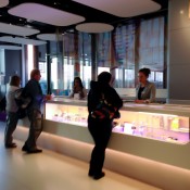 Front desk at Yotel in New York. Photo by alphacityguides.