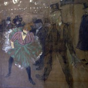 Toulouse-Lautrec painting at Musée d'Orsay. 