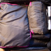 How to pack a carry-on, small clothing pack and toiletries. Photo by alphacityguides.