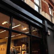 Store front at Peter Werth in London. Photo by alphacityguides.