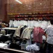 Denim manufacturing facilities inside 3X1 in New York. Photo by alphacityguides.
